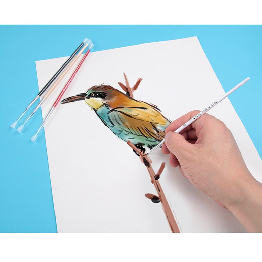 3шт 0 00 000 крючок Line Pen профессиональные кисти для рисования с тонким кончиком для акрила