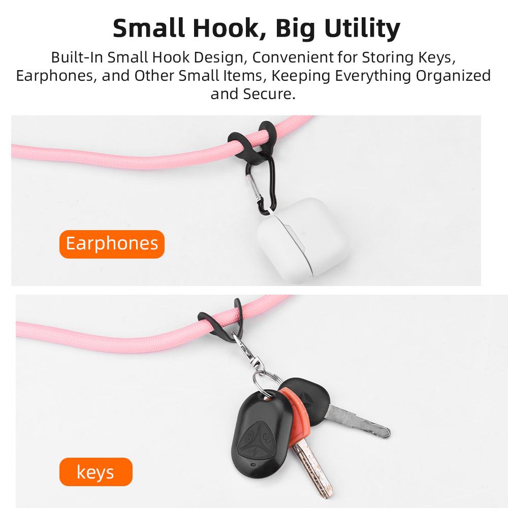 BRDRC Camera Strap 85cm Adjustable Lanyards for DJI Pocket 3/Insta360 X4/Nikon/Sony DSLR With 1/4 Screw Neck Shoulder Strap