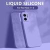 Suyuq silikon yumshoq konfet rangli g'iloflar to'liq qoplamali telefon qopqog'i Xiaomi 14T Pro 13T Pro Poco X6 Redmi Note 13 Pro 12 Pro 11 uchun
