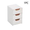 Simple 3-Layer Drawer Desktop Mini Storage Box Multi-Functional Jewelry Stationery Sundries Storage Box Handmade Parts Organizer