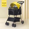 Lightweight Foldable Pet Stroller for Small & Medium Dogs and Cats - Detachable for Outdoor Walks