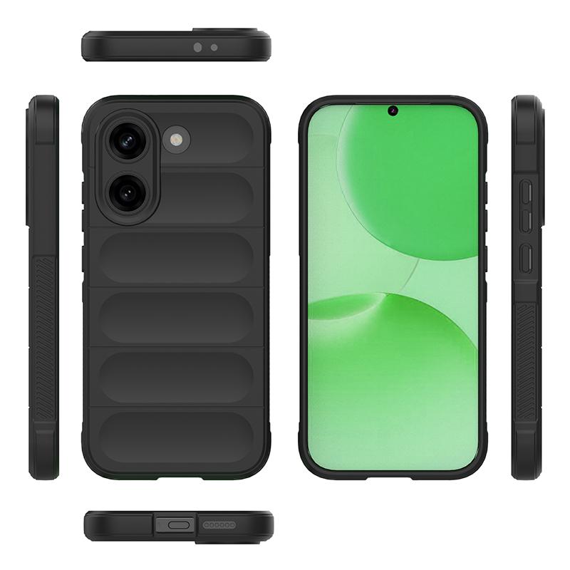 For Poco X8 Pro Case Anti-slip Grip Anti-Fingerprint Airbag Shockproof Soft Silicone TPU Full Protection Back Cover