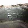 80s-90s Vintage USA Long Wingtip Business Shoes Size 9.5E 27.0-27.5 Black(USED)