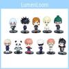 Jujutsu Kaisen Pvc Collectible Figure Set With 11 Cartoon Characters For Anime Fans