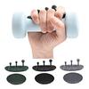 1Pair Anti-Slip Silicone 3-Finger Workout Grips Men Women Hand Palm Protection Weight Lifting Dumbbell Deadlift Pull-Up Grippers Gym Training Exercise