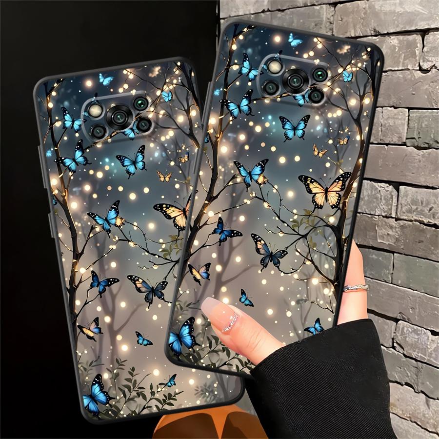 Чехол-бампер Dream Butterfly для телефона Xiaomi Poco F8 C71 C50 C75 M5 C61 M3 M4 M7 F1 X3 X4 X5 X7 Pro F3