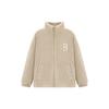 New MLB Velvet Jackets Unisex Light Beige 3AFDB0626-43BGS