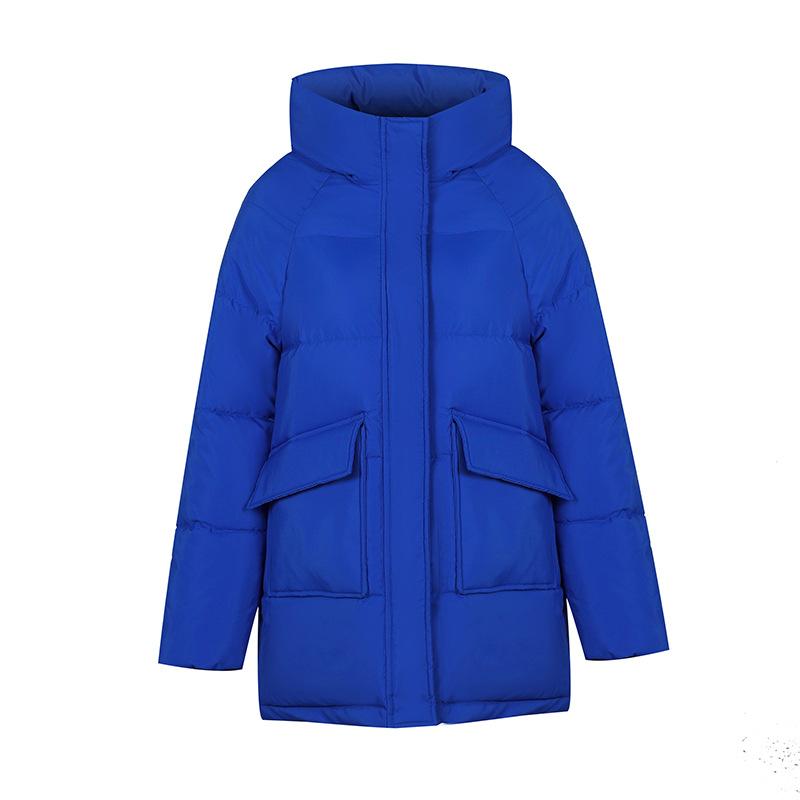 Autumn Winter Thicken Warm Parka Women Casual Sweety Solid Color Big Pocket Loose Short Hooded Coat Jackets Outwear