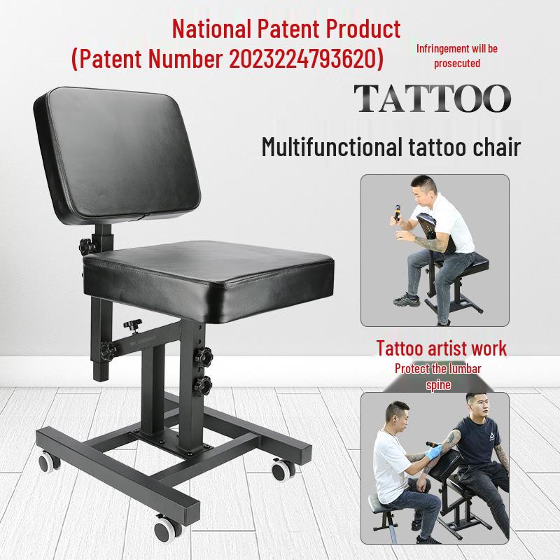 Taidu 3rd Gen Upgraded Multi-Function Tattoo Chair with Hand Rest and Roller