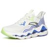 Anta Martian Foam Lightweight Abrasion Resistant Low top Running Shoes Men's White Purple 112225582-2