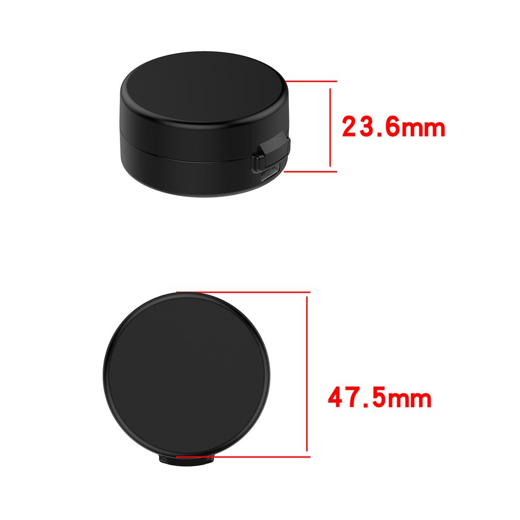 Совместимый с зарядным кейсом Oura Ring Gen 4 Gen 3 Портативная безопасная док-станция для зарядки с кабелем USB-C для аксессуаров умного кольца