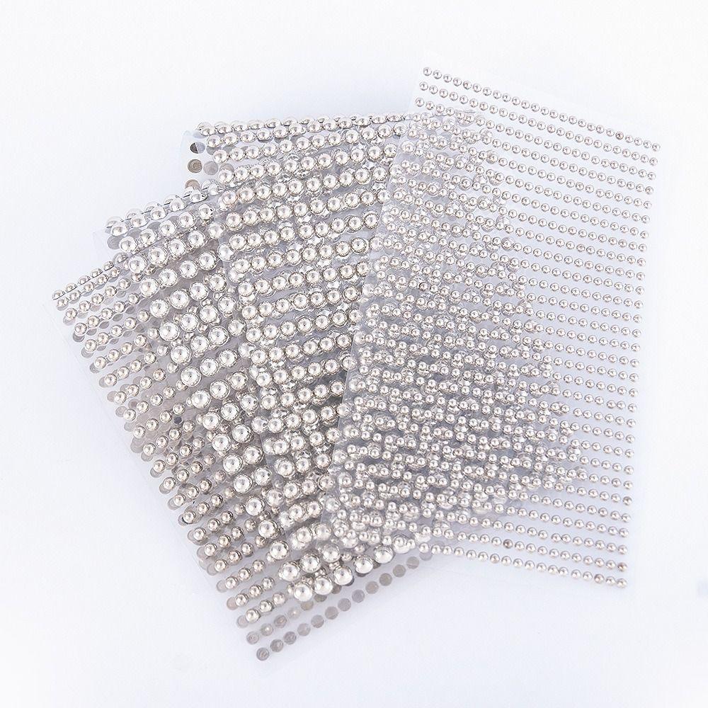 Music Festival Rhinestone Stickers 3/4/5/6mm Jewelry Stickers Eyeliner  Decals  Kids Toy