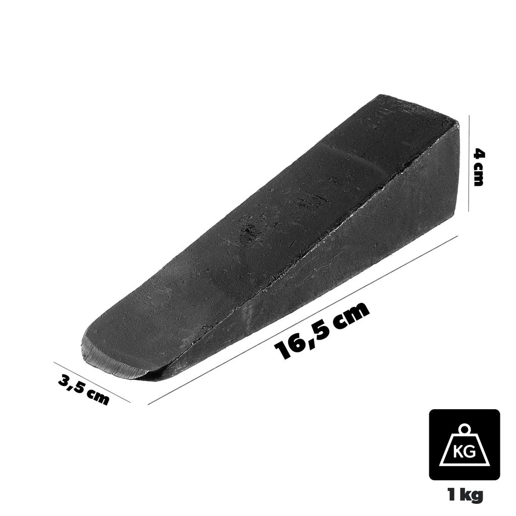 Кованый клин KADAX для раскалывания дров, прочный стальной разветвитель 1 кг