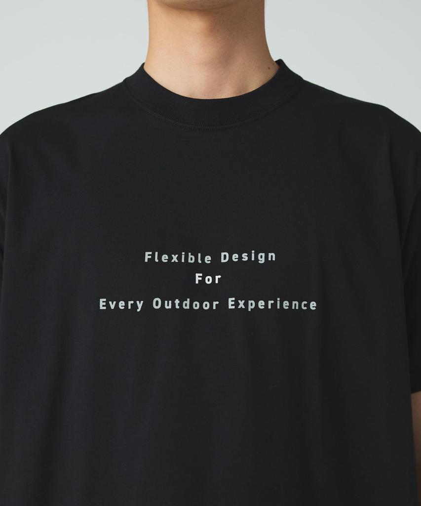 Snow Peak Jikaro Firering Table Short Sleeve for Men and Size L T-Shirt TS-25AU004 T-Shirt Women, Black,