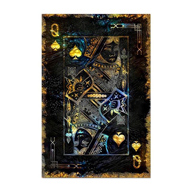 Ace of Spade покерные постеры Jack Queen King игральные карты крутые современные художественные картины на холсте принты для гостиной домашние фотографии Декор