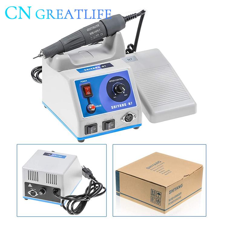 Портативный стоматологический полировальный станок N7, шлифовальный станок, стоматологический микромотор с полирующей ручкой 35000 об/мин H37L1