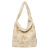 Korean Style Plush Tote: Women's 2025 Fashion, Large Capacity Bucket Shoulder Bag for Autumn/Winter