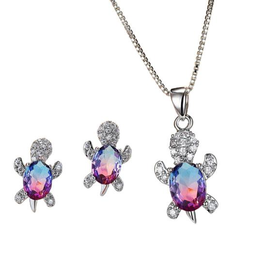 Стильный женский комплект ожерелья, универсальный женский наряд