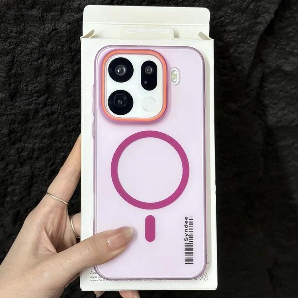Официальный Candy PC Матовый Прозрачный Чехол Для Magsafe Для OPPO Find X9 X8 X7 Ultra Pro X8S Plus Магнитный Полупрозрачный Матовый Жесткий Чехол