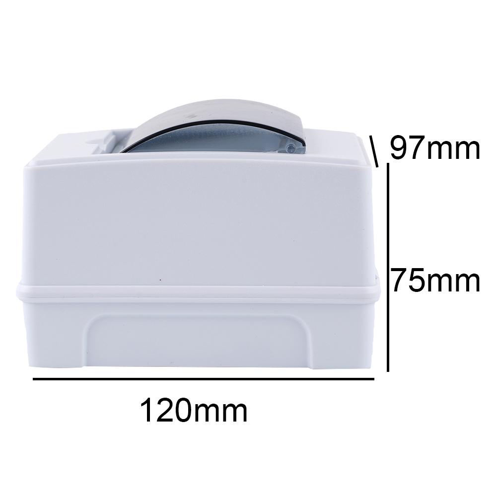 Circuit Breaker Distribution Box MCB Power Plastic Junction Mount Outdoor Waterproof Electrical Equipment & Supplies Safety