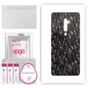 apgo Protective Skin Sticker for the Back Compatible with Oppo Reno 5G, Wrap Film, Foil, Vinyl - Pattern Carbon Black Pixel