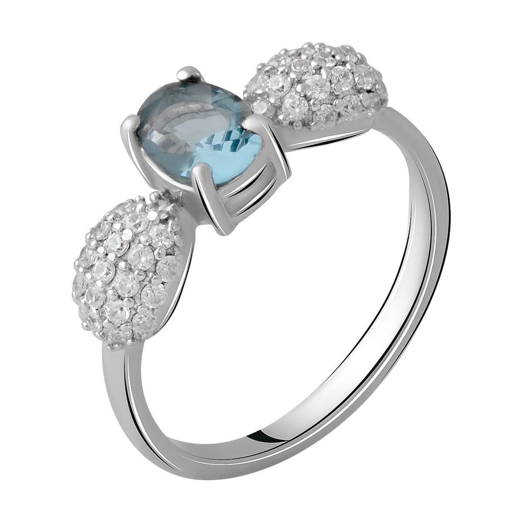 London Blue Topaz Silver Ring 1.228ct (2062660)