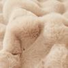 Rabbit Plush Sofa Cushion Winter Padded Plush Cushion Non-slip Leather Sofa Cover  Cover Cloth Towel