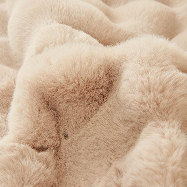 Rabbit Plush Sofa Cushion Winter Padded Plush Cushion Non-slip Leather Sofa Cover Cover Cloth Towel