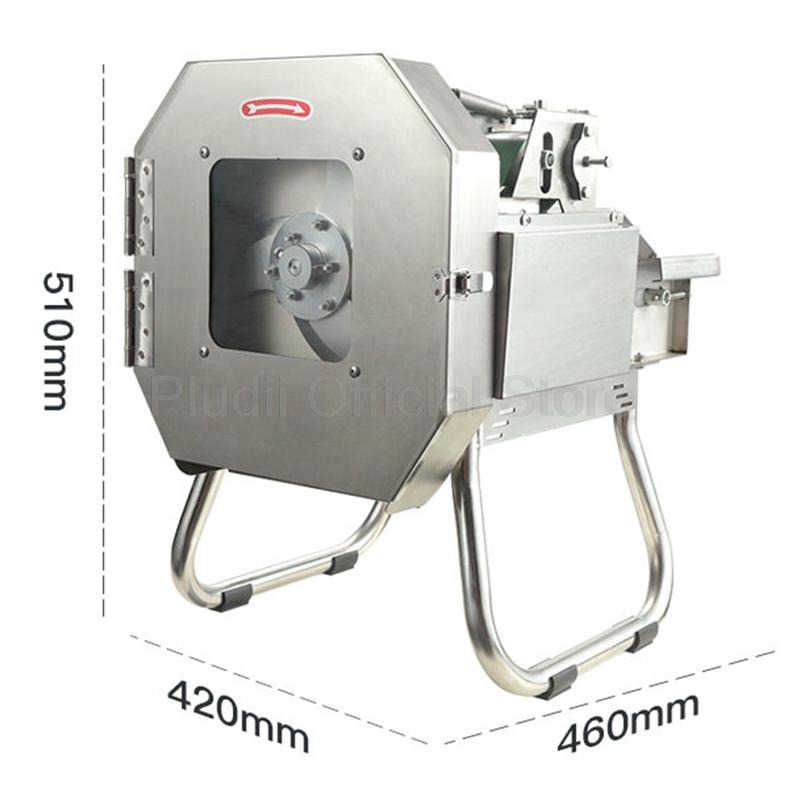 200-240W Commercial Vegetable Dicer 150-200KG/H Electric Slicer Stainless Steel Food Processor For Catering Business Food Prep