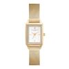 Authorized Dealer Olivia Burton Watch Ob24000016 Townhouse 21mm Rectangle White Gold Mesh [OLIVIA BURTON] Women's &