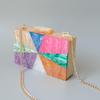 Новые модные сумки, модные женские сумки, яркие лоскутные акриловые роскошные вечерние сумки, женская повседневная свадебная коробка, кошелек-клатч