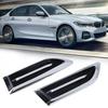 2 шт. Хромированные накладки на боковые вентиляционные отверстия крыла автомобиля, декоративные наклейки, аксессуары