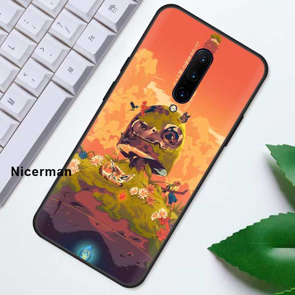 Чехол аниме Studio Ghibli Тоторо для Oneplus 7T 7 8 Nord Pro 5G Z 6 6T One Plus 8 OnePlusNord, черный силиконовый чехол для телефона