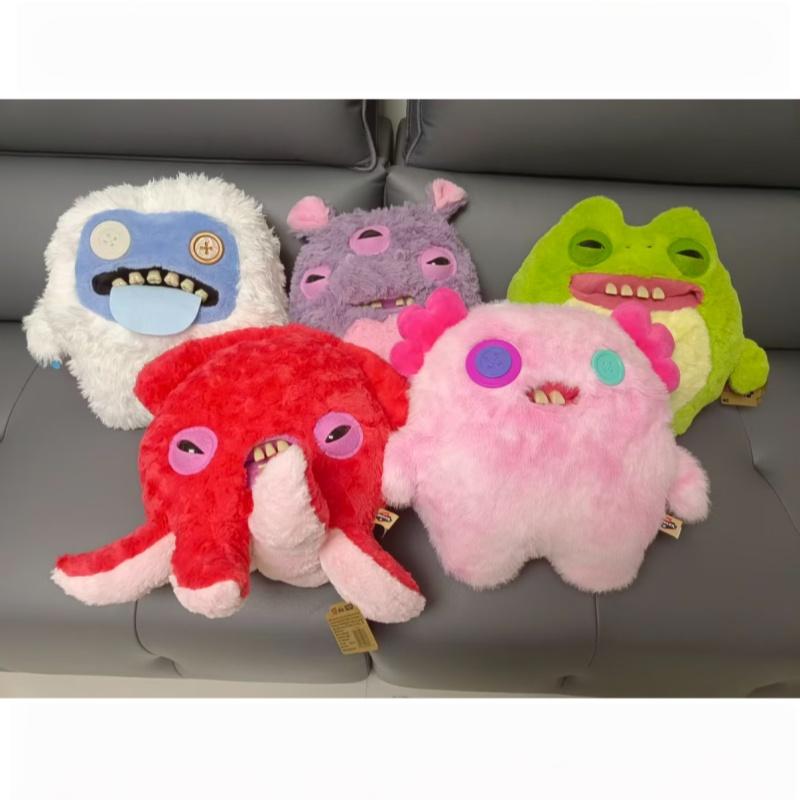38CM Genuine Chunky Fuggs Series Plush Dolls Squishy Giant Series Ugly Funny Monster Trendy Toys Gift Round and Chubby