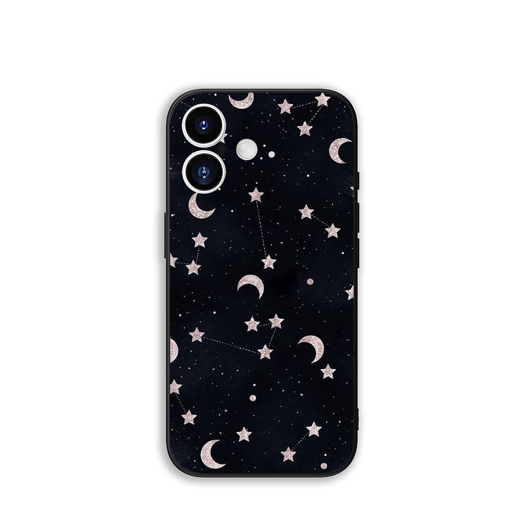 Phone Cover Moon Sun And Stars sky Casing for Samsung Galaxy S25 S24 S22 S23 FE Ultra Plus A56 A05 A06 A15 A16 A55 S7 Edge Case
