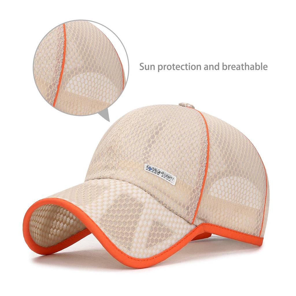 Panegy Mesh Cap for Boys and Sun UV Beige Kids' Girls, Protection, Protection, Lightweight, Breathable, Adjustable, Stylish,