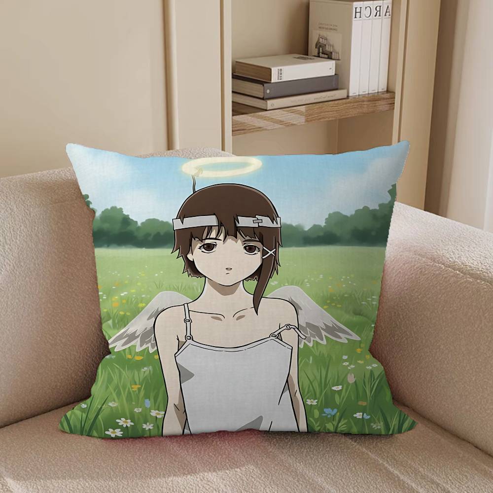 Serial Experiments LainS Maple Design Cushion Cover Happy Autumn Harvest Decor Holiday Decorati Pillow Cover