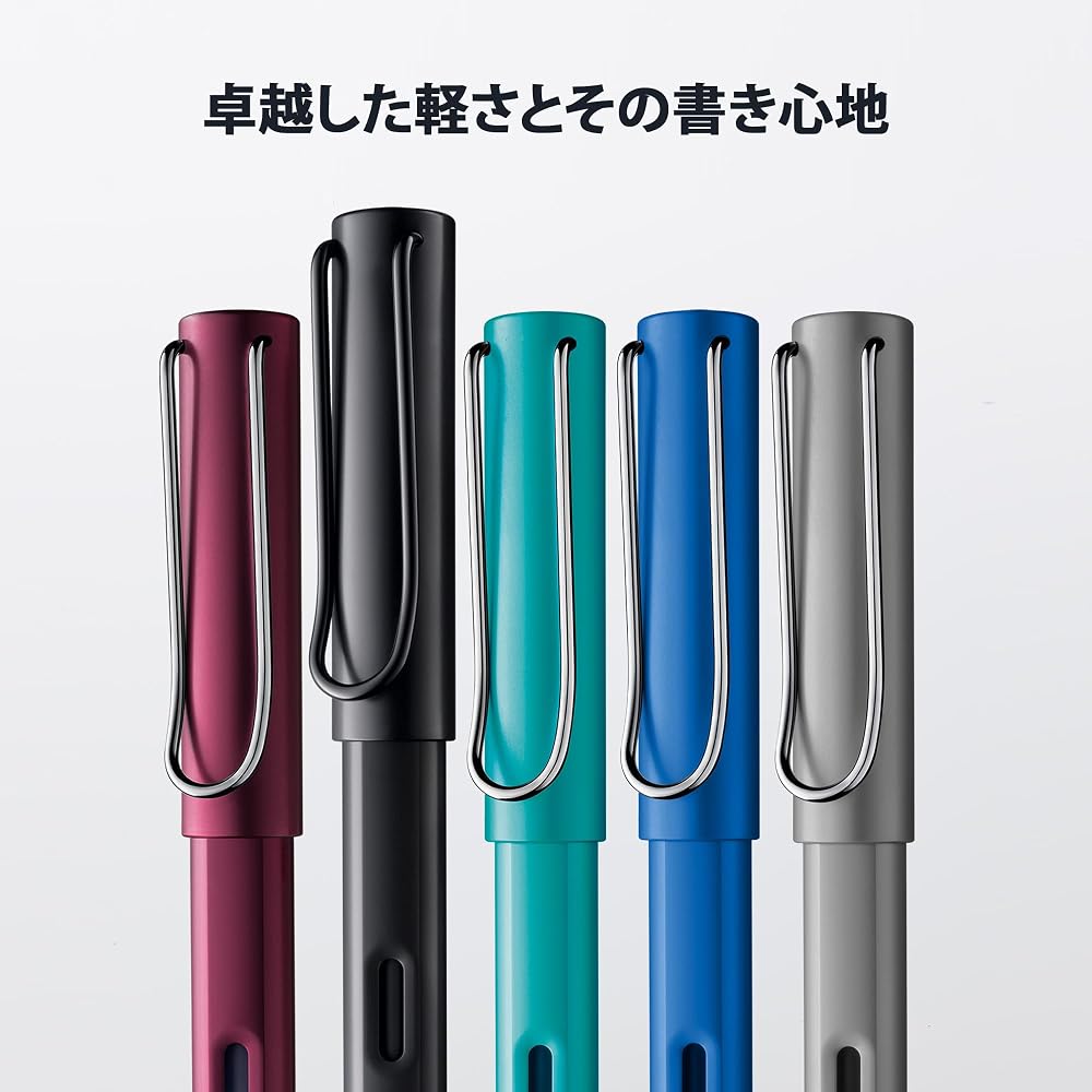 Перьевая ручка LAMY AL-Star Ocean Blue - Эргономичная рукоятка и стальное перо размера M - Легкий алюминий...