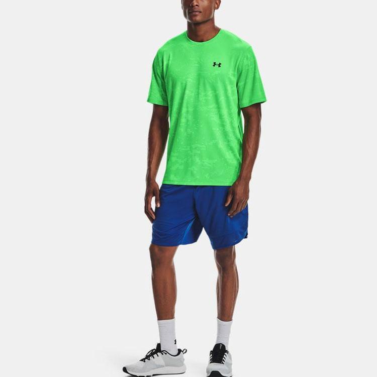 Under Armour Дышащие быстросохнущие повседневные шорты для фитнеса мужские шорты синего цвета 1366163-432