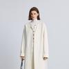 LILY beige double-sided woolen coat