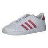 Grand Court Lifestyle Tennis Sneakers LKK25 Footwear Real White Size Cm Lace-Up Kids, White/Team Magenta/Footwear (GY4764), 19.0
