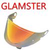 Визор для шлема GLAMSTER для шлема SHOEI GLAMSTER Щиток для шлема Мотошлем Линза Ветровое стекло Анти-УФ Поликарбонатный визор Линза Аксессуары для шлемов
