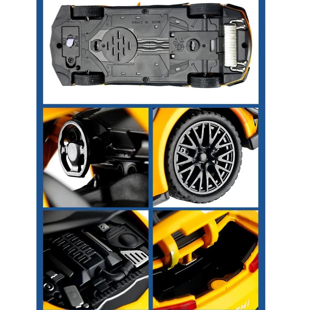 1/32 Scale Camaro Hornet Sports Car Alloy Diecast Model Sound & Light Children Toy Collect Display Ornament Birthday Present for Boys