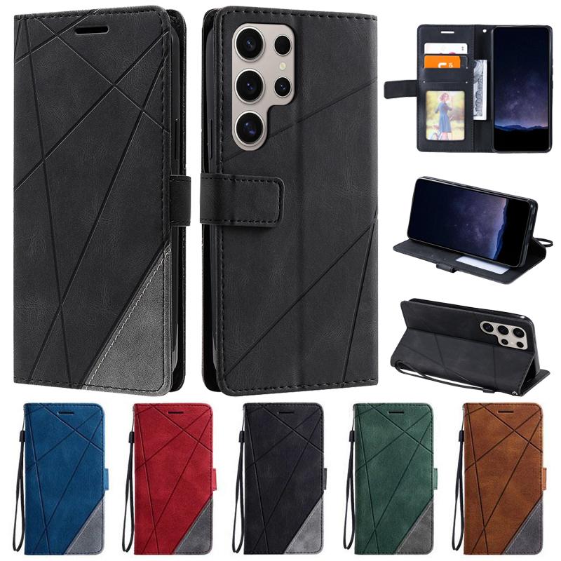 For Coque Samsung Galaxy S25 Ultra Cover Flip Wallet Leather Case On for Funda Samsung S 25 Ultra S25 Plus S25Ultra Phone Case