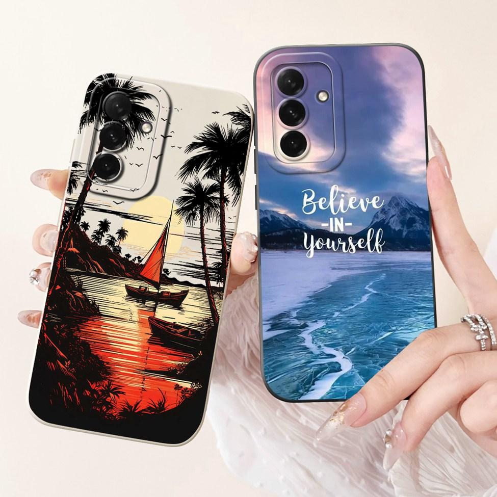 Чехол для Samsung A56 5G A566B Роскошный Модный Цветочный Кавайный Милый Ударопрочный Чехол для Телефона Для Samsung Galaxy A56 5G Обложка SM-A5660