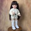 55 CM Lifelike Full Vinyl Body Reborn Baby Girl Doll Betty Straight Leg Alive Newborn Bebe Doll Lovely Kid's Playmate Toy Xmas Birthday Surprise Gifts