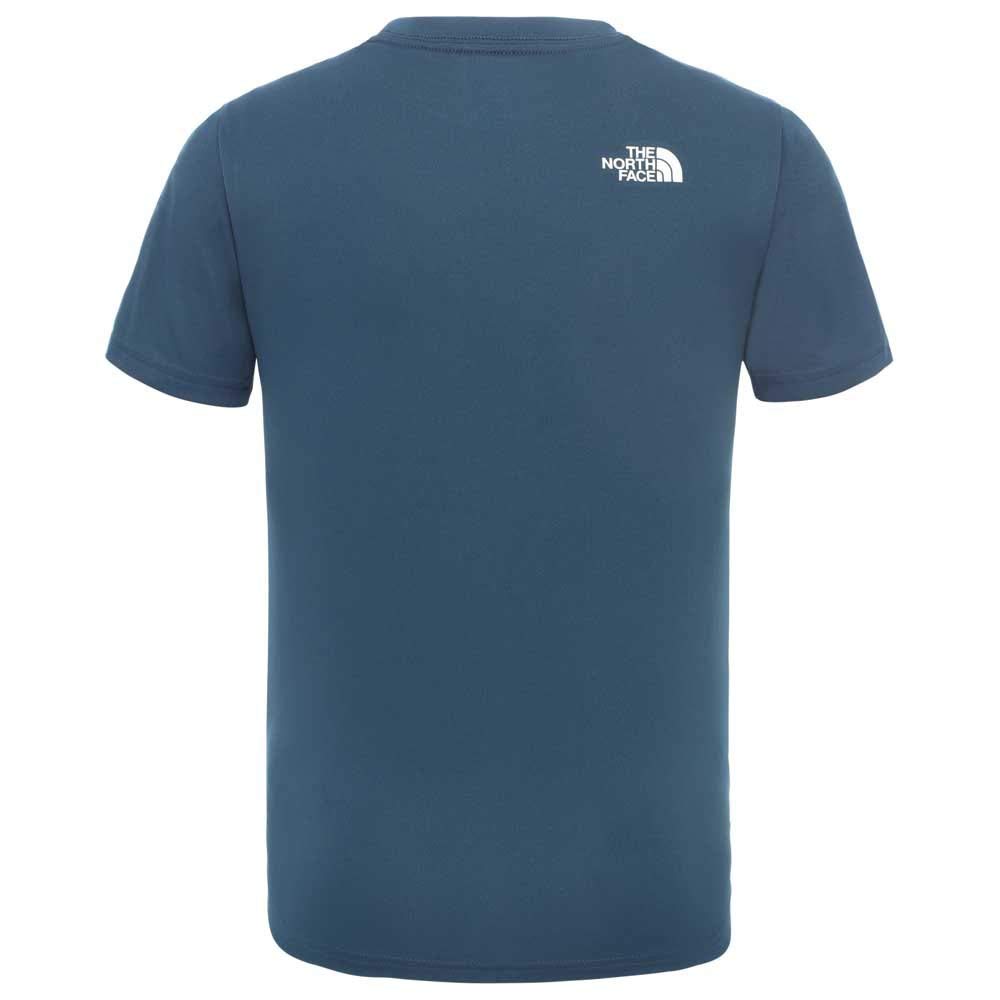 The North Face Short Sleeve NF0A3S35N4L Boys' T-Shirt, Blue, Kids' Polyester, Sportswear, (S)