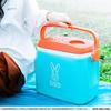 Usanpo Cooler Hard Cooler Box 8L Holds 8 x 500ml PET Bottles Lightweight Picnic Day Camp BBQ [DOD] (8) CL2-227-BL