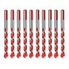 10 X Tile & Glass Multifunction Drill Bit Set For Ceramic Porcelain Masonry 6MM