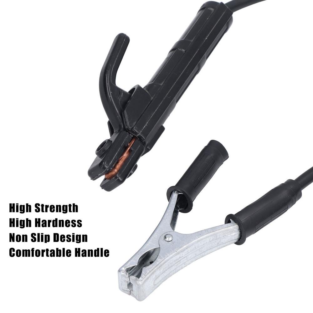 2pcs 200A Earth Clamp Set 1.5m Welding Electrode Holder Set Welding Ground Clamp Stick Welding